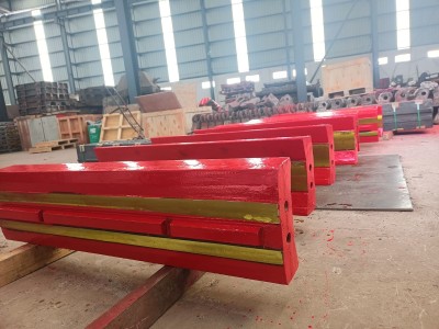 HSI impact crusher blow bar prepared for material and fitment review